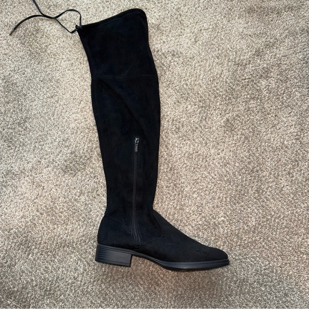 NWOT! Circus by Sam Edelman Black Suede Over-the-Knee Boots - 9 - Picture 3 of 5